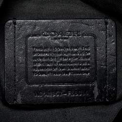 Coach Black Leather Messenger Bag