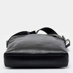 Coach Black Leather Messenger Bag