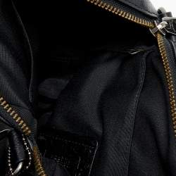 Coach Black Leather Messenger Bag