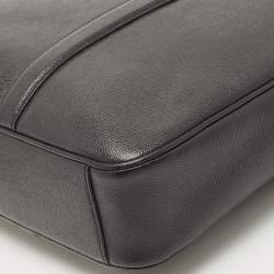 Coach Black Leather Perry Slim Laptop Bag