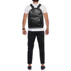 Coach Black Leather Charter Backpack
