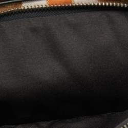 Coach Beige/Black Canvas and Leather Thompson Belt Bag