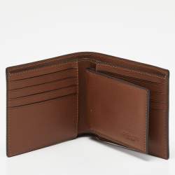 Coach Brown Leather Bifold Wallet
