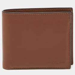 Coach Brown Leather Bifold Wallet