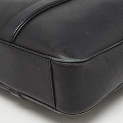 Coach Black Leather Metropolitan Briefcase/Laptop Bag