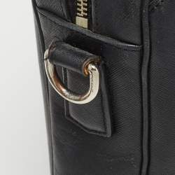 Coach Black Leather Metropolitan Briefcase/Laptop Bag