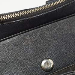 Coach Black Leather Metropolitan Briefcase/Laptop Bag