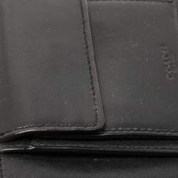 Coach Black Signature Embossed Leather Bifold Wallet