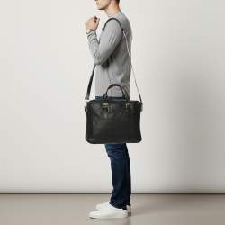 Pre Owned Cole Haan Black Leather Briefcases