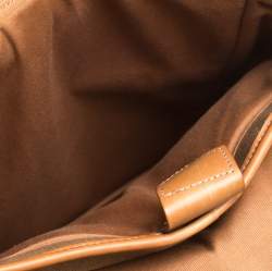 Cole Haan Brown Canvas Messenger Bag