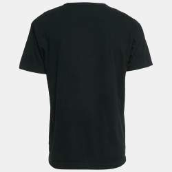 Comme des Garcons Play Black Heart Applique Cotton Jersey T-Shirt XL