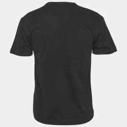 Comme des Garcons Black Printed Jersey T-Shirt L