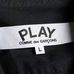 Comme des Garçons Play Black Heart Applique Shirt L