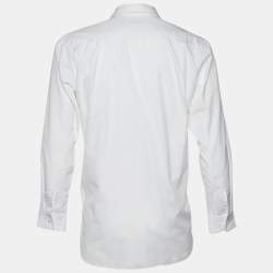 Comme des Garçons Play White Heart Applique Shirt L