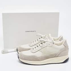 Common Projects Grey Suede and Mesh Sneakers Size 42