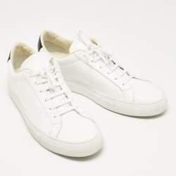 Common Projects White Leather Achilles Lace Up Sneakers Size 41