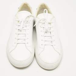 Common Projects White Leather Achilles Lace Up Sneakers Size 41