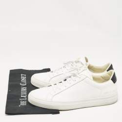 Common Projects White Leather Achilles Lace Up Sneakers Size 41