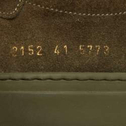 Common Projects Olive Green Suede Achilles Low Top Sneakers Size 41