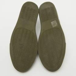 Common Projects Olive Green Suede Achilles Low Top Sneakers Size 41
