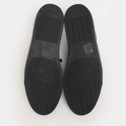 Pre Owned Common Projects Black Leather Achilles Low Top Sneakers Size 44