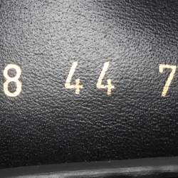 Pre Owned Common Projects Black Leather Achilles Low Top Sneakers Size 44