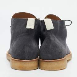 Common Projects Grey Suede Chukka Ankle Length Boots Size 41