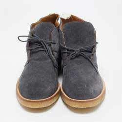 Common Projects Grey Suede Chukka Ankle Length Boots Size 41
