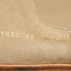 Common Projects Beige Suede Chelsea Boots Size 42