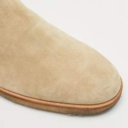 Common Projects Beige Suede Chelsea Boots Size 42