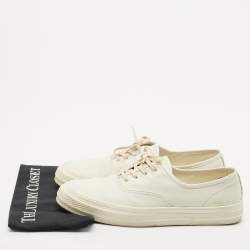 Common Projects White Leather Lace Up Sneakers Size 44