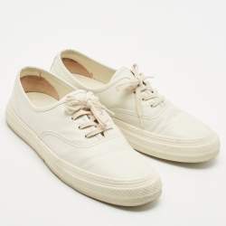 Common Projects White Leather Lace Up Sneakers Size 44