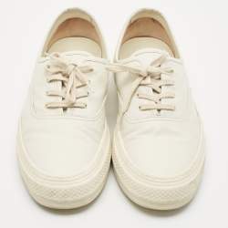 Common Projects White Leather Lace Up Sneakers Size 44