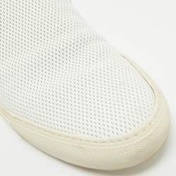 Pre Owned Common Projects White Leather Low Top Sneakers Size 41