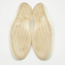 Pre Owned Common Projects White Leather Low Top Sneakers Size 41