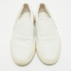 Pre Owned Common Projects White Leather Low Top Sneakers Size 41