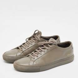 Common Projects Green Leather Achilles Lace Up Sneaker Size 42