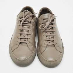 Common Projects Green Leather Achilles Lace Up Sneaker Size 42