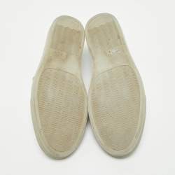 Common Projects Grey Leather Achilles Lace Up Sneaker Size 43