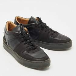 Pre Owned Common Projects Black Leather High Top Sneakers Size 43