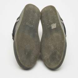 Pre Owned Common Projects Black Leather High Top Sneakers Size 43