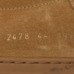 Pre Owned Common Projects Brown Suede Achilles Low Top Sneakers Size 44