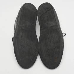 Pre Owned Common Projects Black Leather Lace Up Sneakers Size 43