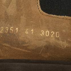 Pre Owned Common Projects Size 41 Brown Nubuck Leather Chelsea Boots