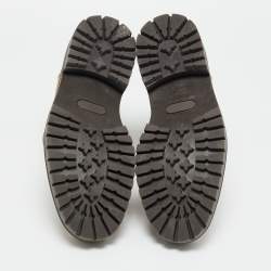 Pre Owned Common Projects Size 41 Brown Nubuck Leather Chelsea Boots