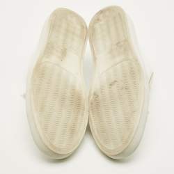 Pre Owned Common Projects Achilles Size 43 White Leather Lace Up Sneakers