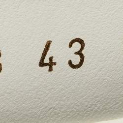 Pre Owned Common Projects Achilles Size 43 White Leather Lace Up Sneakers