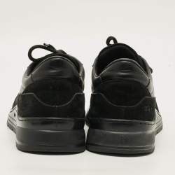 Pre Owned Common Projects Track Classic Size 43 Black Leather Suede Lace Up Sneakers