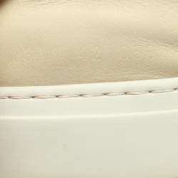Pre Owned Common Projects Retro Size 42 Cream Leather Low Top Sneakers