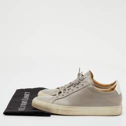 مملوكة مسبقًا Common Projects Achilles Size 40 Light Grey Leather Low Top Sneakers
